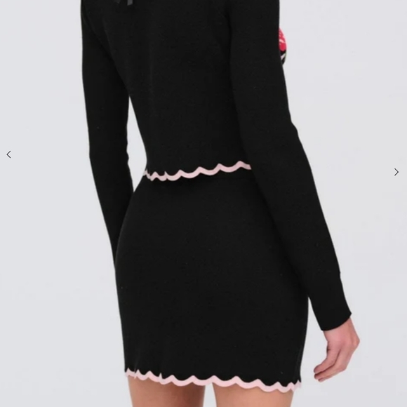 🍋For Love and Lemons Donella Knit Mini Skirt - Picture 3 of 16